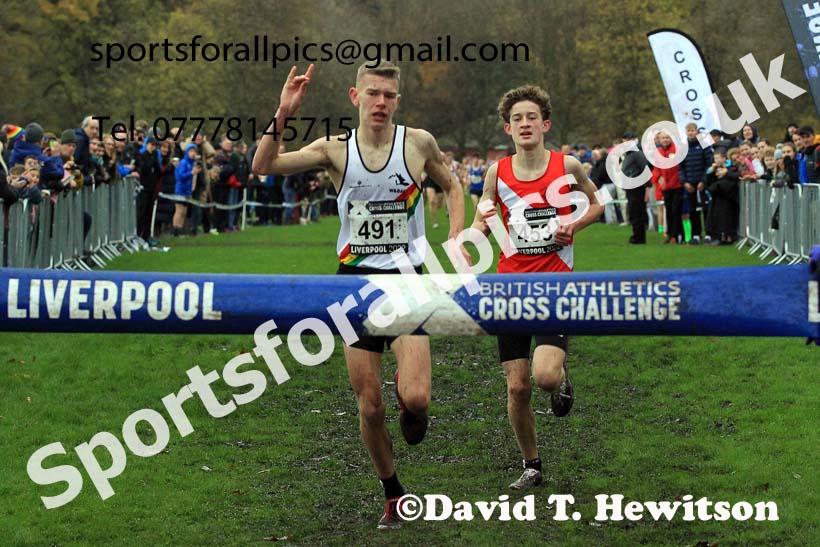 Boys Under-15s, 2022 British Athletics Cross Challenge, Sefton Park, Liverpool.  Photo: David T. Hewitson/Sports for All Pics